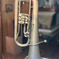 Tuba in FA a cilindri antico in ottone