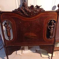 Letto antico in ferro battuto