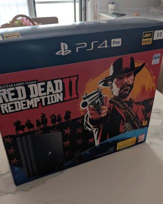 Sony PlayStation PS4 Pro 1TB Red Dead Redemption