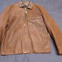 GIUBBOTTO MOTO FURYGAN PELLE VINTAGE XXL 