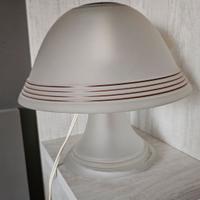 Lampada da tavolo Anni ’80 in vetro