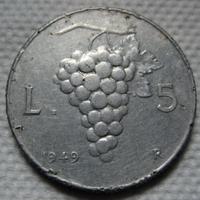 5 Lire 1949