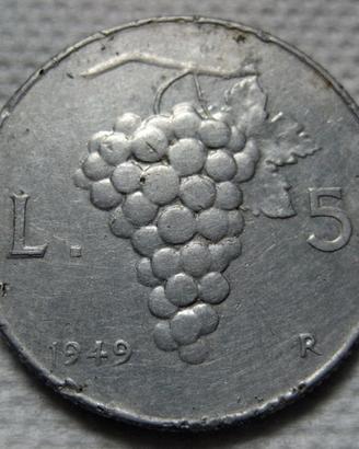 5 Lire 1949