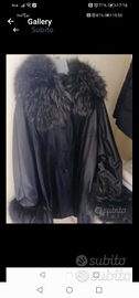 Cappotto in pelle e pelliccia