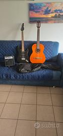 chitarra elettrica  + classica