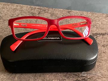 Montatura occhiali rossa, Dolce & Gabbana