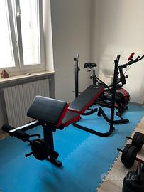 Panca reclinabile + cyclette