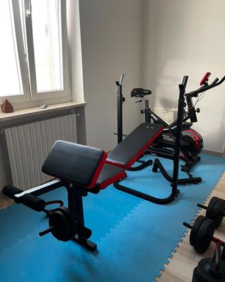 Panca reclinabile + cyclette