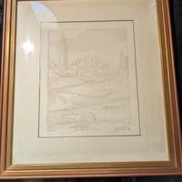 Quadro S. Braido castello di Udine numerato 86/100