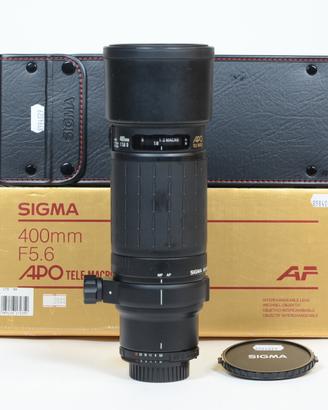 NIKON 400 5,6 AF Apo Telit macro Sigma x Nikon