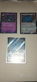 3 carte Pokemon shiny