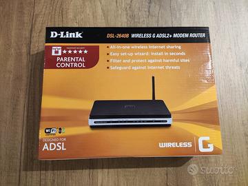 D-Link DSL-2640B Modem/Router Wireless G ADSL2+