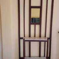 Mobile ingresso antico con 2 mensole in marmo 