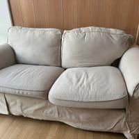 Divano beige cm 179, prof. 88, h. 88