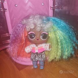 LOL Surprise Hair RAINBOW, LOL CAPELLI ARCOBALENO 