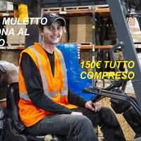 Corso Patente Muletto Verona a 150Euro al sabato