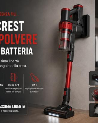 Aspirapolvere Lidl Silvercrest a batteria – 130W🧹