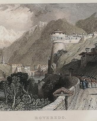 INCISIONE ORIGINALE ROVERETO