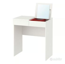 Specchiera Ikea Brimnes toeletta bianco 70x42 