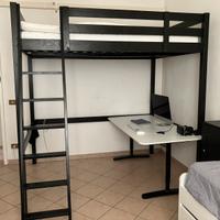 Letto soppalco neri Stora Ikea