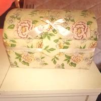 COFANETTO PORTAGIOIE FLOREALE – ANNI ’80  vintage 