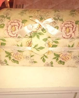 COFANETTO PORTAGIOIE FLOREALE – ANNI ’80  vintage 