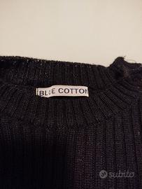 Maglione uomo nero Blue Cotton