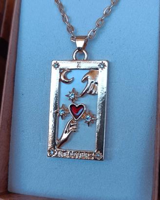 Collana ciondolo Carta The Lovers