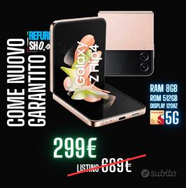 Samsung Galaxy Z Flip4 512GB 8GB Ram COME NUOVO