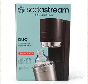 Sodastream Duo Mega Pack con 4 Bottiglie Nuovo