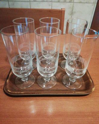 set bicchieri campari thun collezione 