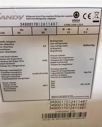 Frigo congelatore Candy