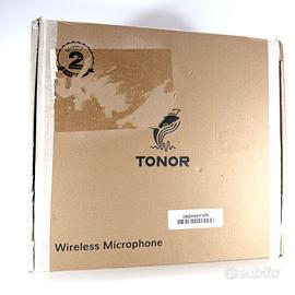 TONOR Wireless System 4 Microfoni Nuovi
