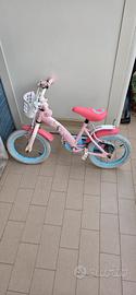 Bicicletta pricipesse  per bambine 3-7 anni 