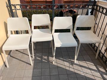 Sedie bianche Ikea