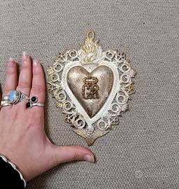 Antico Grande Cuore Sacro ex Voto 