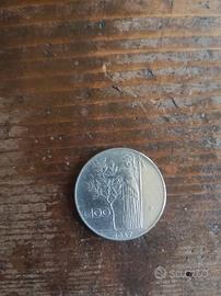moneta da 100 lire 1957