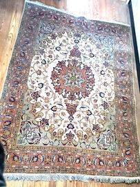 Tappeto persiano Tabriz annodato a mano 147x225 ca