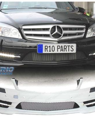 PARAURTI ANTERIORE PER MERCEDES W204 07-11 LOOK AM