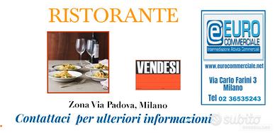 131/26 RISTORANTE di mq 200, in zona Via Padova
