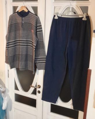 Pigiama da uomo felpato taglia 58