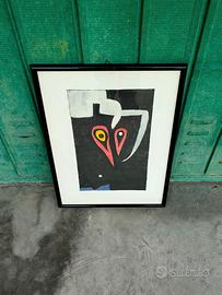 JOAN MIRÒ - Fotolitografia "Tête" ed. Seat 1974