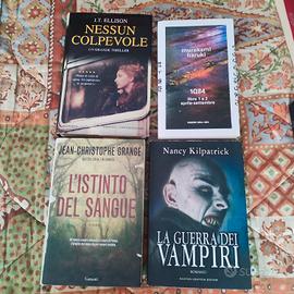 4 libri thriller/horror