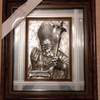 Quadri con bassorilievi in argento