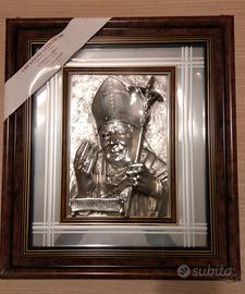 Quadri con bassorilievi in argento