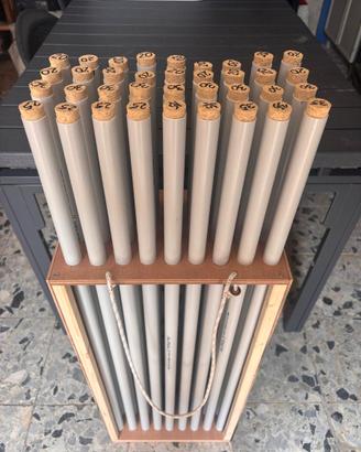 Mortaio per armature autocostruito