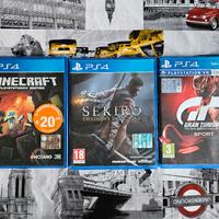 Set 3 Giochi PS4 - 30 euro