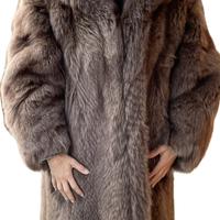 stilosa pelliccia di volpe nuova