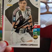 figurina Andrea cambiaso firmata 