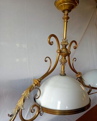 lampada in ottone  funzionante